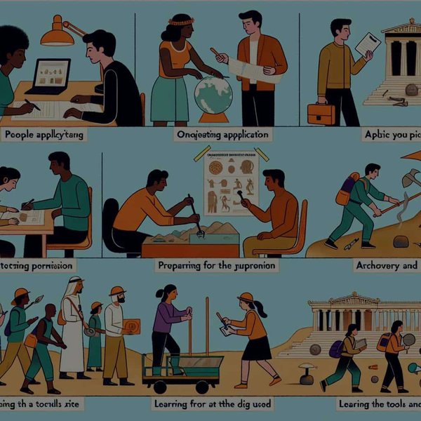 Quel est le processus pour participer à une fouille archéologique en Grèce ?